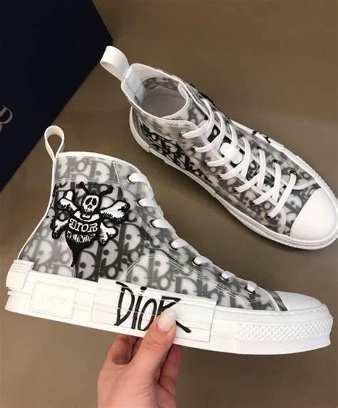 high top Dior sneakers